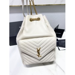 Replica YSL Saint Laurent Joe backpack White