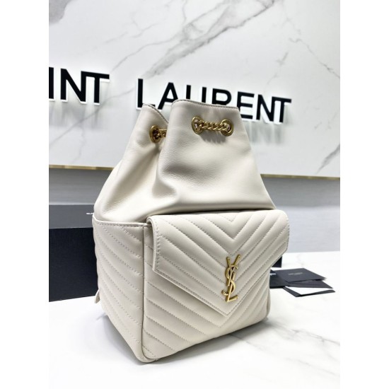 Replica YSL Saint Laurent Joe backpack White