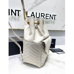Fake YSL Saint Laurent Joe backpack White Replica Replica YSL Saint Laurent Joe backpack White