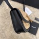 Fake Saint Laurent Kaia Small Satchel Bag Apricot Replica