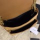 Fake YSL Saint Laurent Niki Medium Quilted Suede Bag Brown Replica