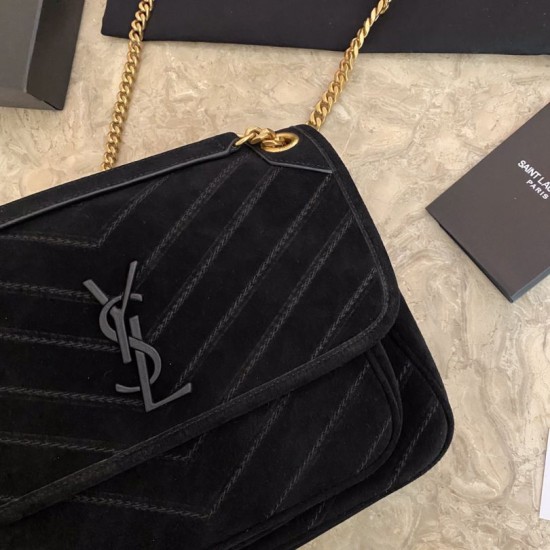 Replica YSL Saint Laurent Niki Medium Quilted Suede Bag Black Replica YSL Saint Laurent Niki Medium Quilted Suede Bag Black