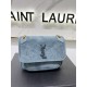 Replica YSL Saint Laurent Niki Medium Quilted Suede Bag Blue Replica YSL Saint Laurent Niki Medium Quilted Suede Bag Blue