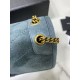 Replica YSL Saint Laurent Niki Medium Quilted Suede Bag Blue Replica YSL Saint Laurent Niki Medium Quilted Suede Bag Blue