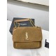 Replica YSL Saint Laurent Niki Medium Crinkled Vintage Suede