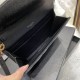 Replica YSL Saint Laurent Monogram Clutch Quilted Grain Black