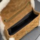 Replica YSL Saint Laurent Envelope Small Bag Suede Shearling