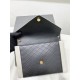 Replica YSL Saint Laurent gaby Satchel Vintage Lambskin Bag Black / White