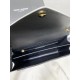 Replica YSL Saint Laurent gaby Satchel Vintage Lambskin Bag Black / White