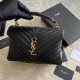 Replica YSL Saint Laurent Medium Envelope Kate Chain shoulder Bag Mix Matelasse Black Gold Fake YSL Saint Laurent Medium Envelope Kate Chain shoulder Bag Mix Matelasse Black Gold Replica