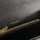 Replica YSL Saint Laurent Medium Envelope Kate Chain shoulder Bag Mix Matelasse Black Gold Fake YSL Saint Laurent Medium Envelope Kate Chain shoulder Bag Mix Matelasse Black Gold Replica