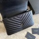 Replica YSL Saint Laurent Medium Envelope Kate Chain shoulder Bag Mix Matelasse Black Silver