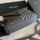 Replica YSL Saint Laurent Medium Envelope Kate Chain shoulder Bag Mix Matelasse Gray