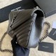 Replica YSL Saint Laurent Medium Envelope Kate Chain shoulder Bag Mix Matelasse Gray