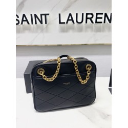 Fake YSL Saint Laurent Le Maillon Small Chain Bag Black Replica