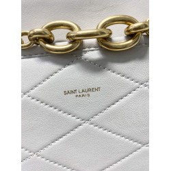 Replica YSL Saint Laurent Le Maillon Small Chain Bag White