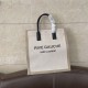 Replica YSL Saint Laurent rive gauche shopping bag White