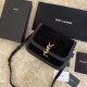 Replica YSL Saint Laurent Solferino Medium Satchel Bag Black