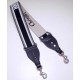 Replica Christian Dior Latte Multicolor Fully Embroidered Strap Black