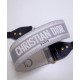 Fake Christian Dior 'Christian Dior' Embroidered Strap Gray Replica