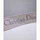 Fake Christian Dior 'Christian Dior' Embroidered Strap Gray Replica