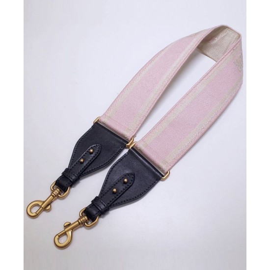 Replica Christian Dior 'Christian Dior' Embroidered Strap Pink