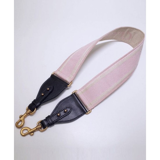 Replica Christian Dior 'Christian Dior' Embroidered Strap Pink