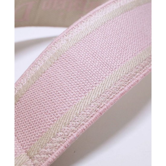 Replica Christian Dior 'Christian Dior' Embroidered Strap Pink