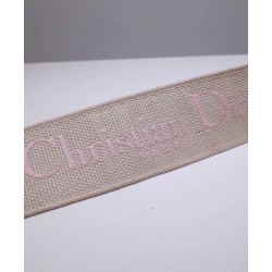 Replica Christian Dior 'Christian Dior' Embroidered Strap Pink