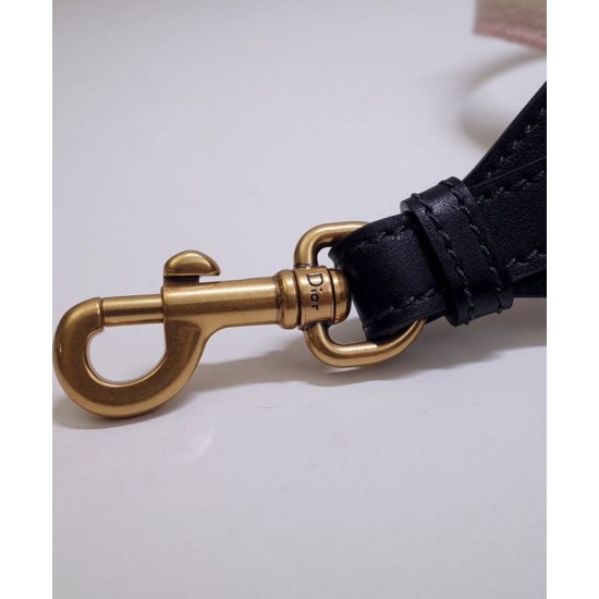 Replica Christian Dior 'Christian Dior' Embroidered Strap Pink