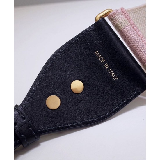 Replica Christian Dior 'Christian Dior' Embroidered Strap Pink