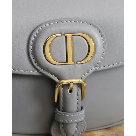 Replica Christian Dior Small Dior Bobby Bag Gray