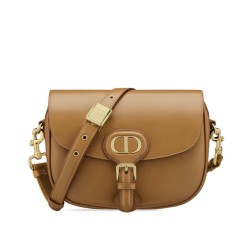 Fake Christian Dior Medium Dior Bobby Bag Coffee Replica