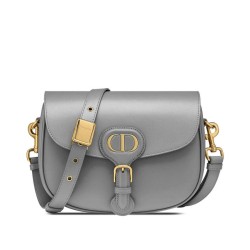 Replica Christian Dior Medium Dior Bobby Bag Gray