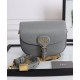 Replica Christian Dior Medium Dior Bobby Bag Gray