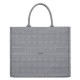 Replica Christian Dior Cannage Embroidery Dior Book Tote Bag Gray