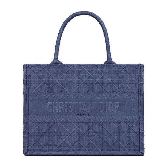 Replica Christian Dior Small Dior Book Tote Bag Dark Blue