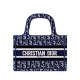 Replica Christian Dior Mini Dior Book Tote Dark Blue