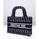 Replica Christian Dior Mini Dior Book Tote Dark Blue