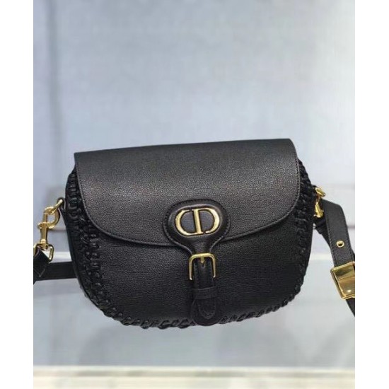 Fake Christian Dior Medium Dior Bobby Bag Black Replica Replica Christian Dior Medium Dior Bobby Bag Black