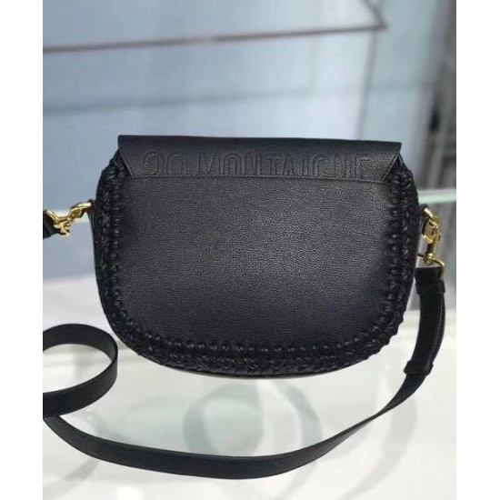 Fake Christian Dior Medium Dior Bobby Bag Black Replica Replica Christian Dior Medium Dior Bobby Bag Black
