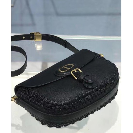Fake Christian Dior Medium Dior Bobby Bag Black Replica Replica Christian Dior Medium Dior Bobby Bag Black