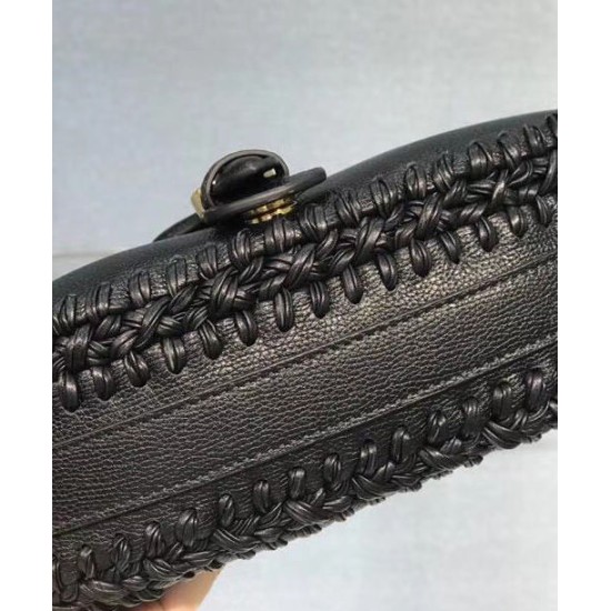 Fake Christian Dior Medium Dior Bobby Bag Black Replica Replica Christian Dior Medium Dior Bobby Bag Black