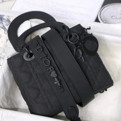 Replica Christian Dior Lady Dior My Abcdior Bag Black
