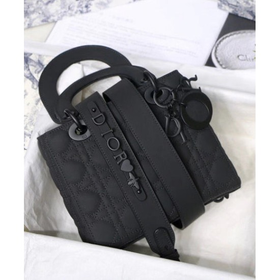 Replica Christian Dior Lady Dior My Abcdior Bag Black