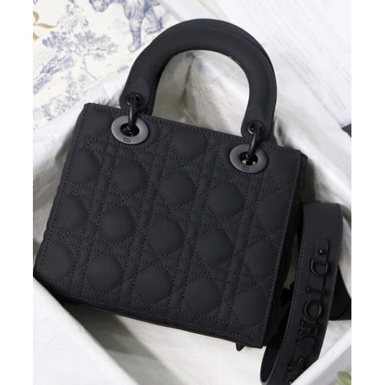 Replica Christian Dior Lady Dior My Abcdior Bag Black