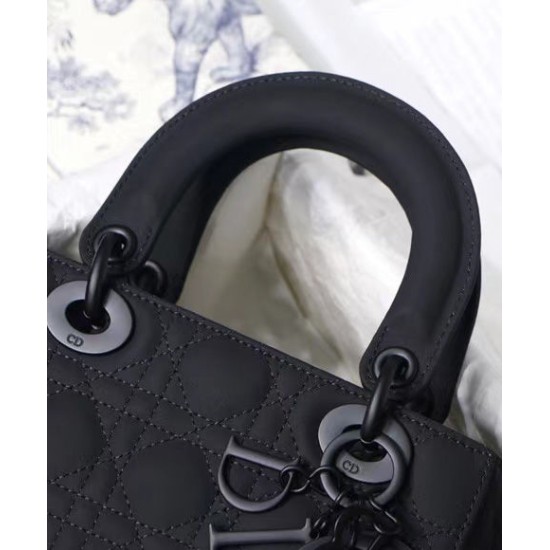 Replica Christian Dior Lady Dior My Abcdior Bag Black
