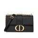 Fake Christian Dior 30 Montaigne Chain Bag Black Replica