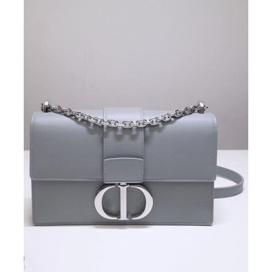 Replica Christian Dior 30 Montaigne Chain Bag Gray