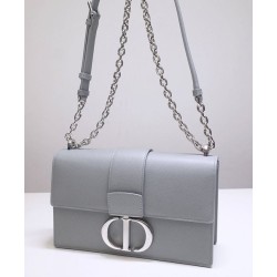 Replica Christian Dior 30 Montaigne Chain Bag Gray